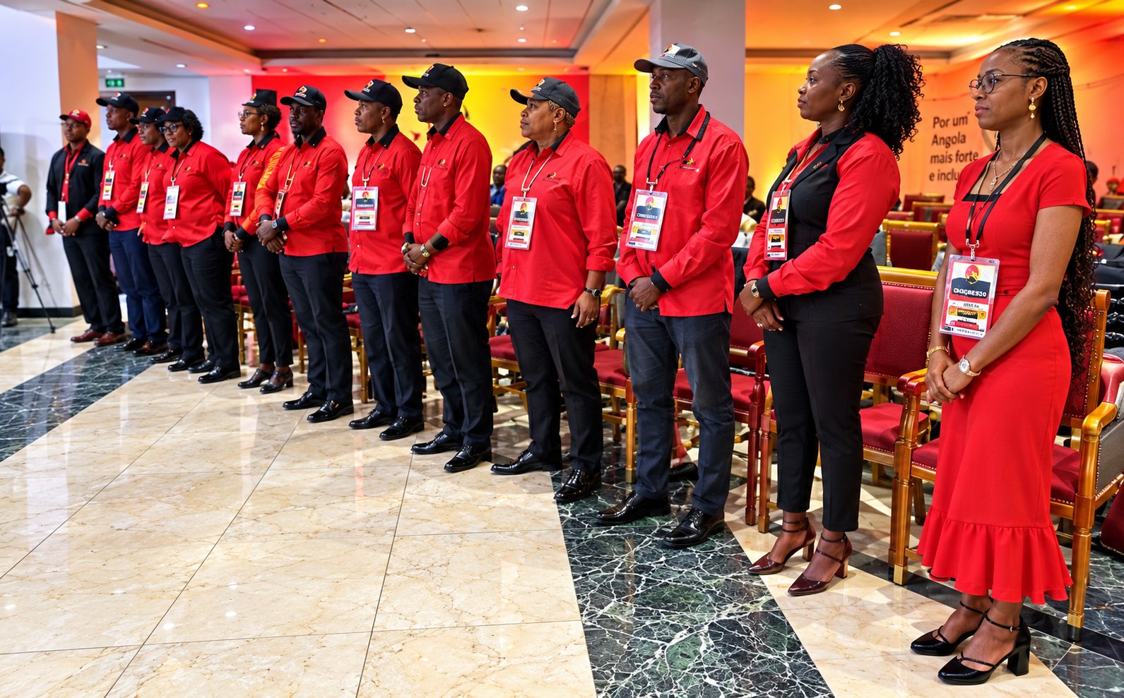 Membros da UEA-PRODEM-ANGOLA reunidos num evento